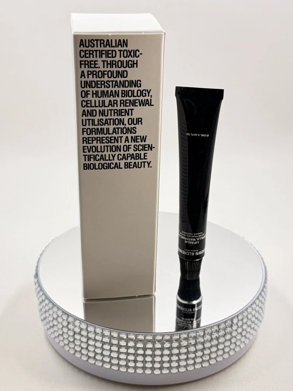 Grown Alchemist Vanilla & Watermelon Lip Balm — Black